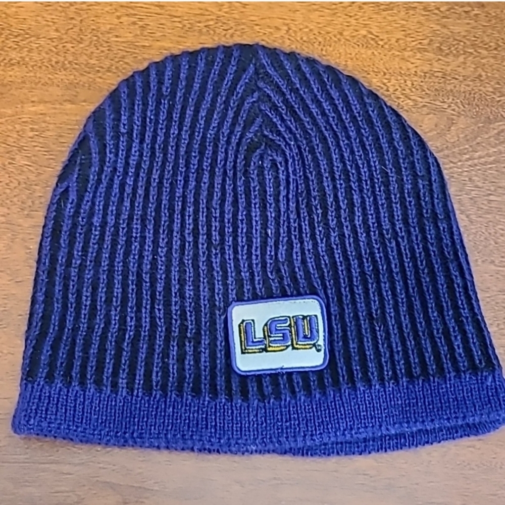 LSU beanie hat by Starter